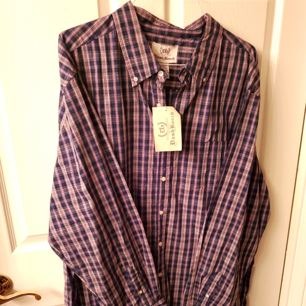 NWT Men's Dress Shirt Size 3XLTall